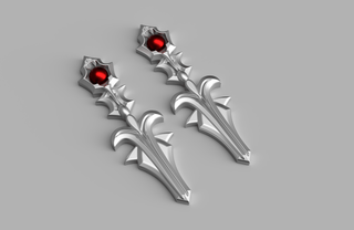 Dion Lesage's Earrings [3D Print Files] 3D Files cosplay DangerousLadies