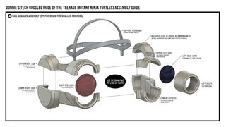 Donnie's Goggles [3D Print Files] 3D Files cosplay DangerousLadies