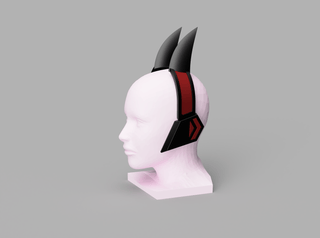 Dragon Voltage Miku's Sword Microphone and Headset [3D Print Files] 3D Files cosplay DangerousLadies