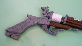 Emet-Selch's Ghost Barque Revolver [3D Printed Kit] 3D Printed Kit cosplay DangerousLadies