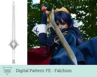 Falchion Sword [Digital Pattern] Embroidery + Patterns cosplay DangerousLadies