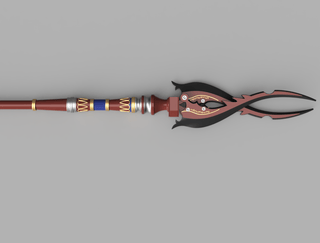 Fang's Bladed Lance [3D Print Files] 3D Files cosplay DangerousLadies