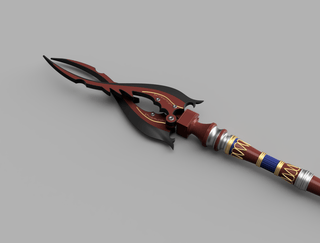 Fang's Bladed Lance [3D Print Files] 3D Files cosplay DangerousLadies