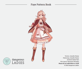 Faye Pattern Book [Digital Pattern] Embroidery + Patterns cosplay DangerousLadies