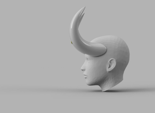 Felheart Curved Horns [3D Print Files] 3D Files cosplay DangerousLadies