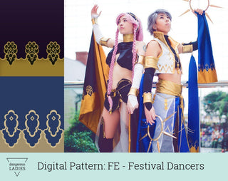 Festival Dancer Pattern Book [Digital Pattern] Embroidery + Patterns cosplay DangerousLadies