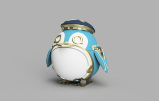 Freminet's "Pers the Penguin" Companion [3D Print Files] 3D Files cosplay DangerousLadies