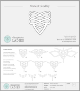 Garreg Mach Student Emblems [Digital Pattern] Embroidery + Patterns cosplay DangerousLadies