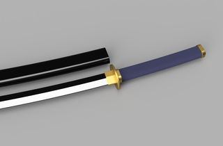 Generic Base Katana [3D Print Files] 3D Files cosplay DangerousLadies