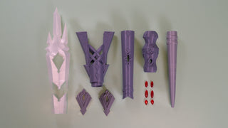 G'raha Tia's Scion Staff [3D Printed Kit] 3D Printed Kit cosplay DangerousLadies