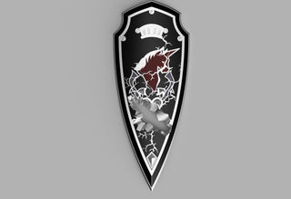 Haurchefant's Whole and Broken Shields [3D Print Files] 3D Files cosplay DangerousLadies