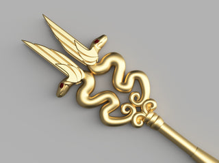 Hermes' Caduceus Staff [3D Print Files] 3D Files cosplay DangerousLadies