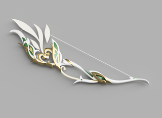 Hunter's Path Bow [3D Print Files] 3D Files cosplay DangerousLadies