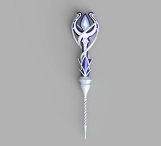 Hydro Abyss Mage Staff [3D Print Files] 3D Files cosplay DangerousLadies