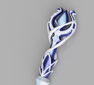 Hydro Abyss Mage Staff [3D Print Files] 3D Files cosplay DangerousLadies