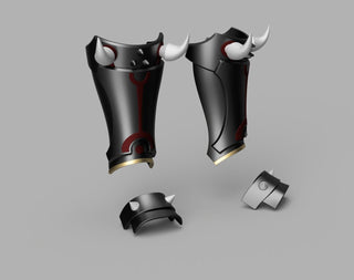 Itto Leg Armor [3D Print Files] 3D Files cosplay DangerousLadies