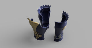 Jean's Bracers [3D Print Files] 3D Files cosplay DangerousLadies