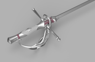 Jill Warrick's Rapier [3D Print Files] 3D Files cosplay DangerousLadies