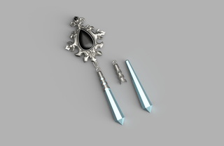 Jill Warrick's Snowflake Pendant [3D Print Files] 3D Files cosplay DangerousLadies