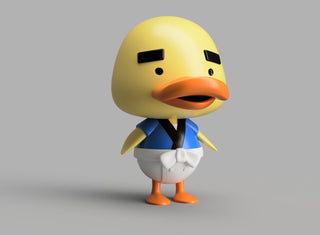 Joey, Derwin and Ducks Animal Crossing Figurine [3D Print Files] 3D Files cosplay DangerousLadies