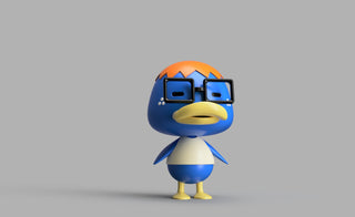 Joey, Derwin and Ducks Animal Crossing Figurine [3D Print Files] 3D Files cosplay DangerousLadies