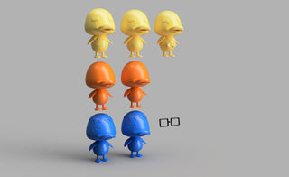 Joey, Derwin and Ducks Animal Crossing Figurine [3D Print Files] 3D Files cosplay DangerousLadies