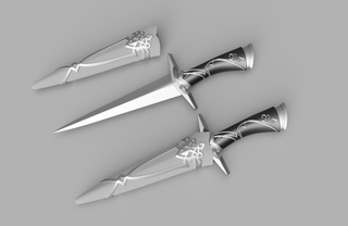 Joshua Rosfield's Dagger [3D Print Files] 3D Files cosplay DangerousLadies