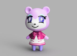 Judy and Cubs Animal Crossing Figurine [3D Print Files] 3D Files cosplay DangerousLadies