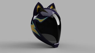 KDA Akali's Motorcycle Helmet [3D Print Files] 3D Files cosplay DangerousLadies