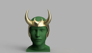 Kid Loki's Helmet [3D Print Files] 3D Files cosplay DangerousLadies