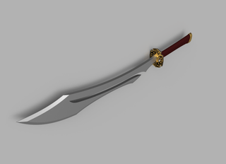 Koujaku's Sword [3D Print Files] 3D Files cosplay DangerousLadies