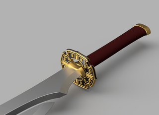 Koujaku's Sword [3D Print Files] 3D Files cosplay DangerousLadies