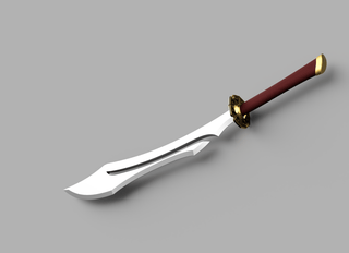 Koujaku's Sword [3D Print Files] 3D Files cosplay DangerousLadies