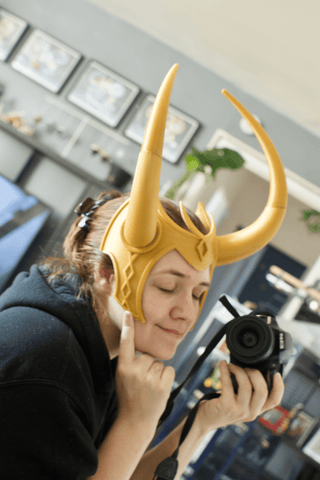 Lady Loki's Helmet [3D Printed Kit] 3D Printed Kit cosplay DangerousLadies