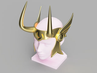 Lady Loki's Mistress of Strategies Helmet [3D Print Files] 3D Files cosplay DangerousLadies