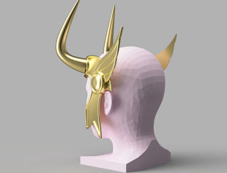 Lady Loki's Mistress of Strategies Helmet [3D Print Files] 3D Files cosplay DangerousLadies