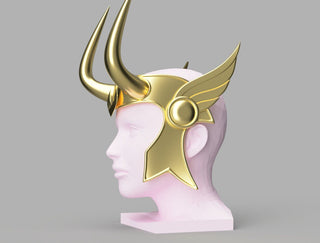 Lady Loki's Mistress of Strategies Helmet [3D Print Files] 3D Files cosplay DangerousLadies