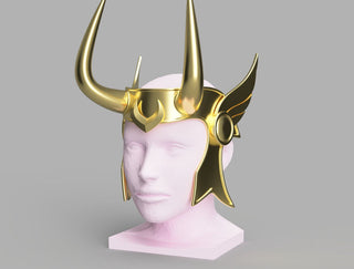 Lady Loki's Mistress of Strategies Helmet [3D Print Files] 3D Files cosplay DangerousLadies