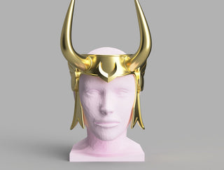 Lady Loki's Mistress of Strategies Helmet [3D Print Files] 3D Files cosplay DangerousLadies