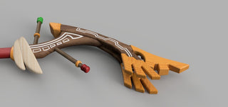 Link, Revali, and Tulin's Great Eagle Bow [3D Print Files]