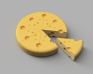 Link's Hateno Cheese Wheel [3D Print Files] 3D Files cosplay DangerousLadies