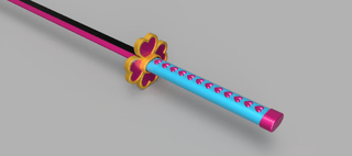 Love Pillar's Katana [3D Print Files] 3D Files cosplay DangerousLadies