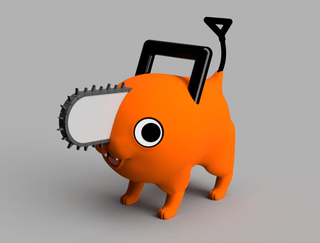 Loyal Orange Chainsaw Dog [3D Print Files] 3D Files cosplay DangerousLadies