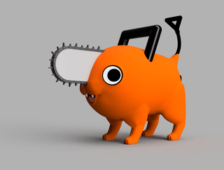 Loyal Orange Chainsaw Dog [3D Print Files] 3D Files cosplay DangerousLadies