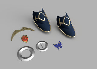 Lucina's Accessories [3D Print Files] 3D Files cosplay DangerousLadies