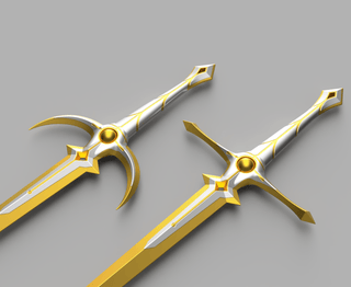 Lumine and Aether's Traveller's Sword [3D Print Files]