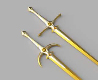 Lumine and Aether's Traveller's Sword [3D Print Files] 3D Files cosplay DangerousLadies