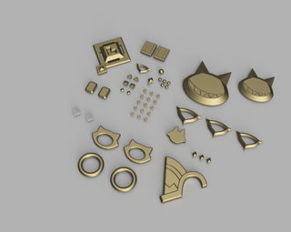 Lyney's Accessories [3D Print Files]