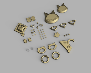 Lyney's Accessories [3D Print Files]