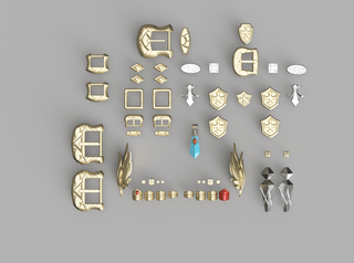 Lyse's Scion Liberator Accessories [3D Print Files] 3D Files cosplay DangerousLadies